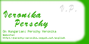 veronika perschy business card